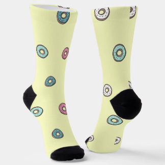 Fun Adorable Colourful Doughnuts Socks