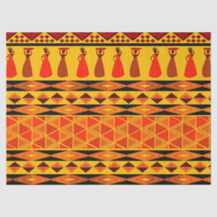 Fun African Tribal pattern party tissue paper