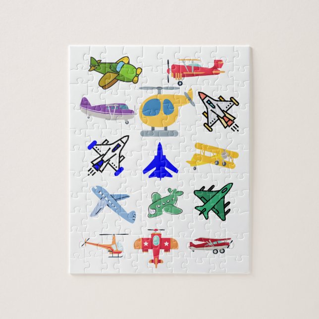 Fun Air Craft Jigsaw Puzzle (Vertical)