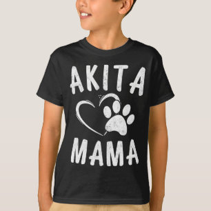 Fun Akita Mama Gift Pet Lover Apparel Dog Akita Mo T-Shirt