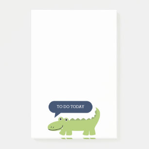 Fun Alligator Personalized Post-it Notes