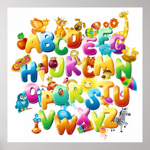 Fun Alphabet Poster