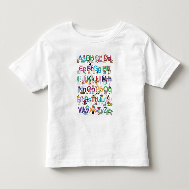 Fun Alphabet Toddler T-shirt (Front)