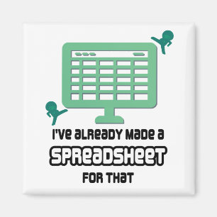 Fun ALREADY MADE A SPREADSHEET FOR THAT Data Magnet