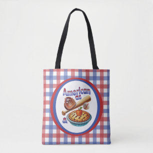 Fun American as Baseball & Apple Pie  Tote Bag