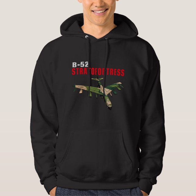 Fun American Military Aviation B-52 Stratofortress Hoodie (Front)