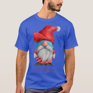 Fun and Cool Santa Gnomie Merry Christmas Happy Ho T-Shirt