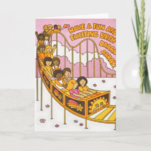 Fun and Exciting Birthday Rollercoaster Card