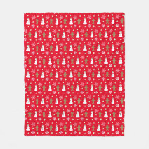 Fun and Fancy Christmas Fleece Blanket