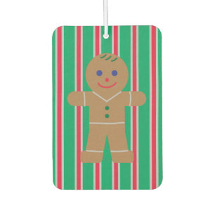 Fun and Fancy Christmas Gingerbread Man Air Freshener