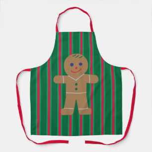 Fun and Fancy Christmas Gingerbread Man Apron