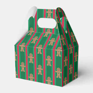 Fun and Fancy Christmas Gingerbread Man Favor Box