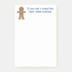 Fun and Fancy Christmas Gingerbread Man Post-it Notes