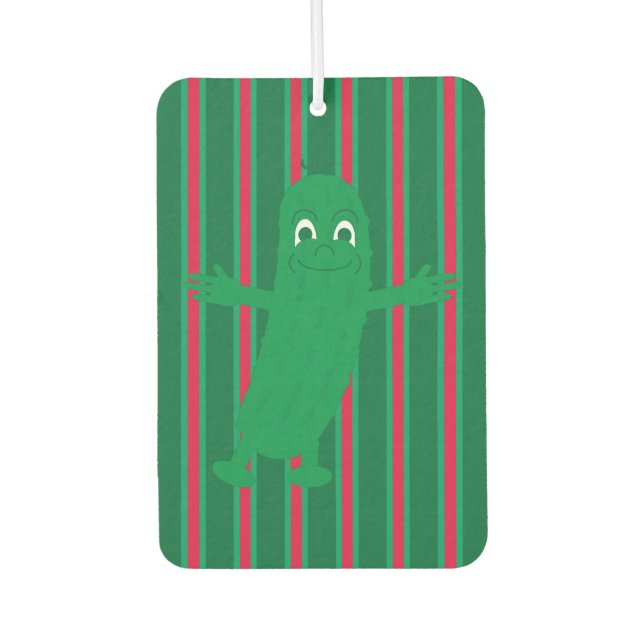 Fun and Fancy Christmas Pickle Air Freshener (Front)