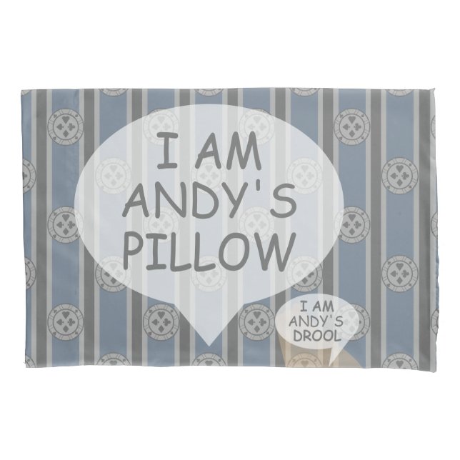 Fun and Fancy Customizable Poker Chip Pillowcase (Front)