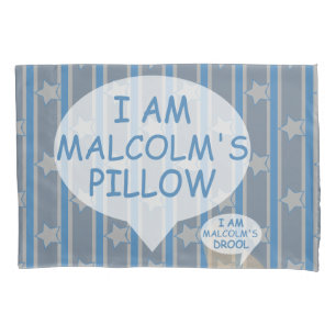 Fun and Fancy Customizable Star Striped Pillowcase