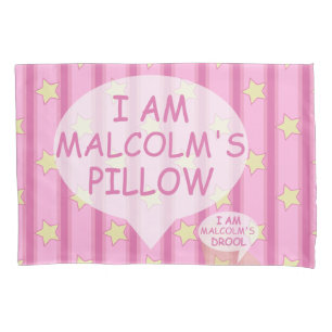 Fun and Fancy Customizable Star Striped Pillowcase