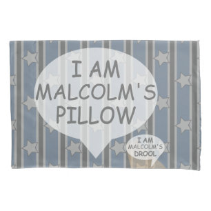 Fun and Fancy Customizable Star Striped Pillowcase