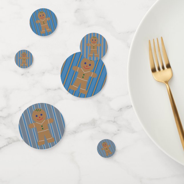 Fun and Fancy Gingerbread Man Confetti (Group)
