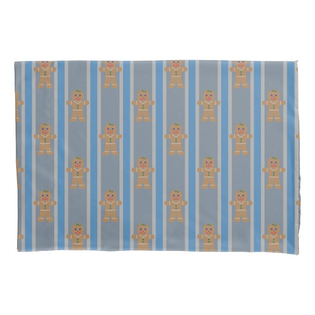 Fun and Fancy Gingerbread Man Pillowcase (Front)