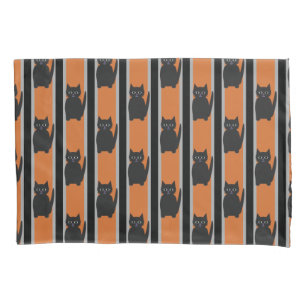 Fun and Fancy Halloween Black Cats Pillowcase