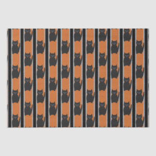 Fun and Fancy Halloween Black Cats Tissue Paper