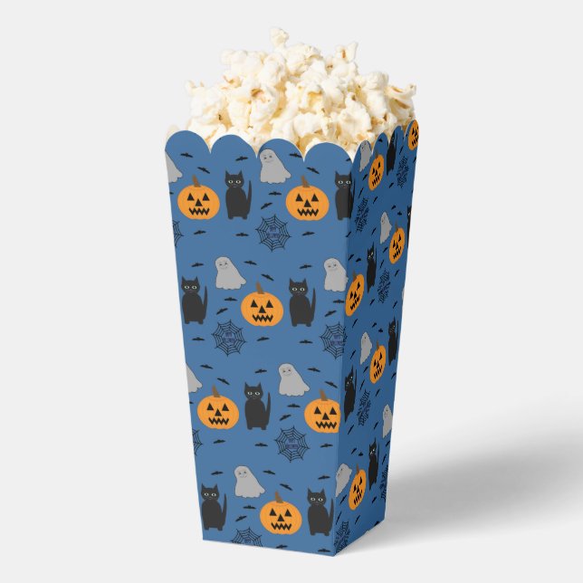 Fun and Fancy Halloween Popcorn Favor Box (Popped)