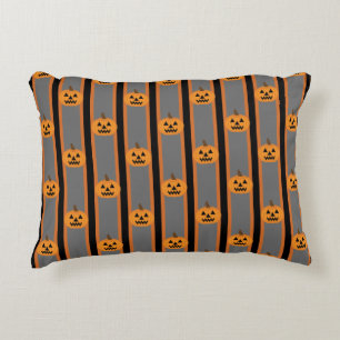 Fun and Fancy Halloween Pumpkins Accent Pillow