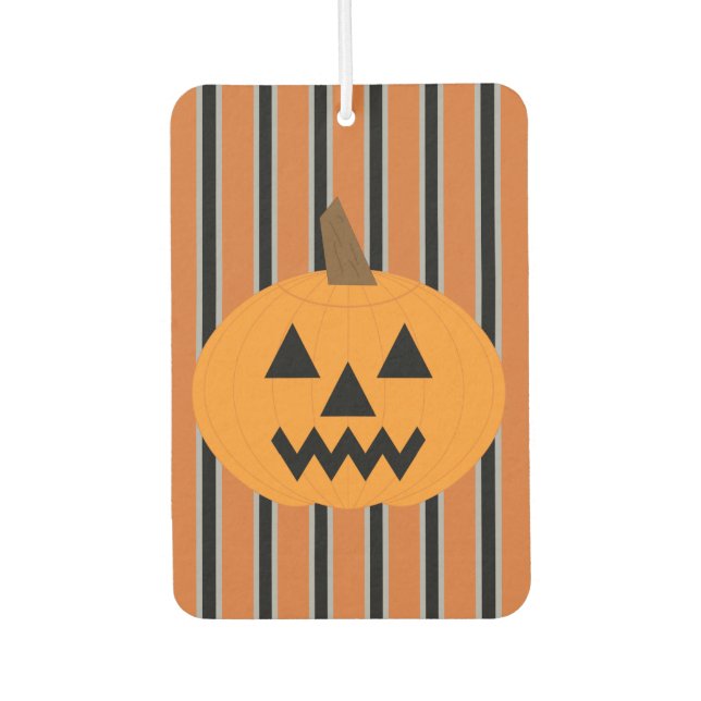 Fun and Fancy Halloween Pumpkins Air Freshener (Front)