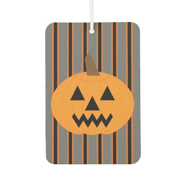 Fun and Fancy Halloween Pumpkins Air Freshener (Front)