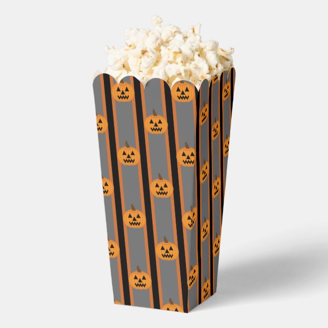 Fun and Fancy Halloween Pumpkins Favor Box (Popped)