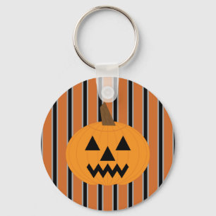 Fun and Fancy Halloween Pumpkins Keychain