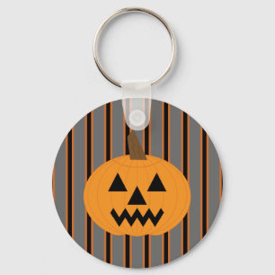 Fun and Fancy Halloween Pumpkins Keychain