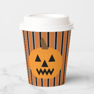 Fun and Fancy Halloween Pumpkins Paper Cups