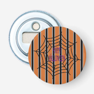 Fun and Fancy Halloween Spider Webs Bottle Opener