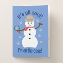 Fun and Fancy It's All Cool Snowman Detective
