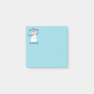 Fun and Fancy It's All Cool Snowman Detective Post-it Notes