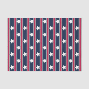 Fun and Fancy Patriotic Stars and Stripes Tissue Paper