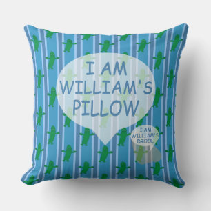 Fun and Fancy Pickle Throw Pillow