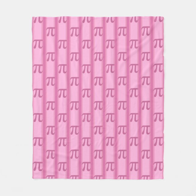 Fun and Fancy Pink PII 3.142 Fleece Blanket (Front)