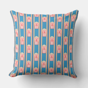 Fun and Fancy Popcorn Throw Pillow