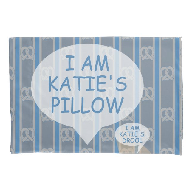 Fun and Fancy Pretzel Pillowcase (Front)