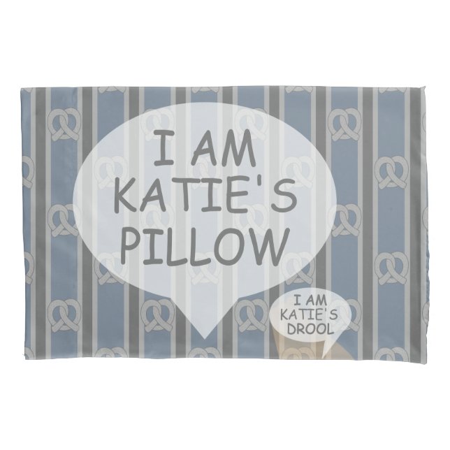 Fun and Fancy Pretzel Pillowcase (Front)