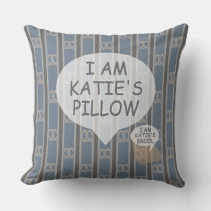 Fun and Fancy Pretzel Throw Pillow