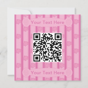 Fun and Fancy Puzzle QR Code Invitation