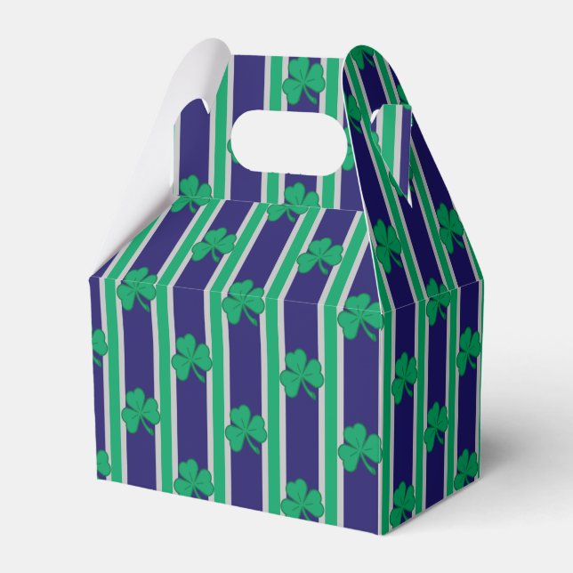 Fun and Fancy Shamrock Favor Box (Front Side)