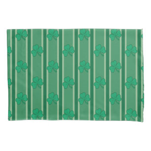Fun and Fancy Shamrock Pillowcase