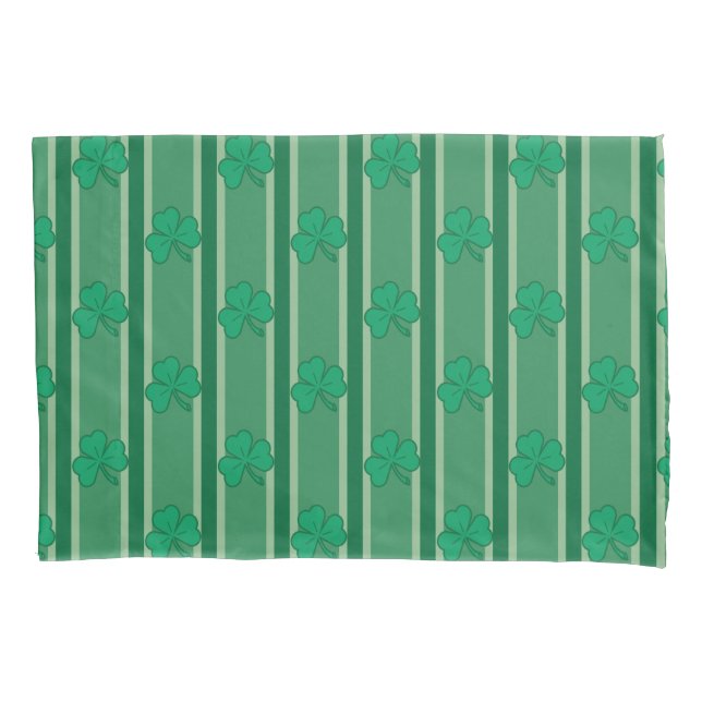 Fun and Fancy Shamrock Pillowcase (Front)