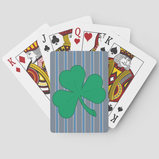 Fun and Fancy Shamrock Playing Cards (Back)