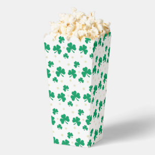 Fun and Fancy Shamrock Popcorn Favor Box